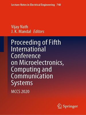 cover image of Proceeding of Fifth International Conference on Microelectronics, Computing and Communication Systems